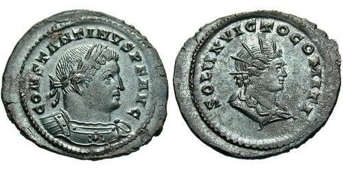1 Follis Imperio romano (27BC-395) Bronce Constantino I (272 - 337)