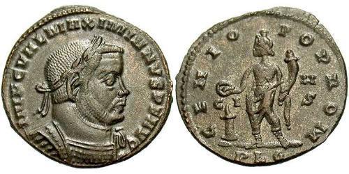 1 Follis Imperio romano (27BC-395) Bronce Maximiano (250-310)