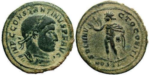 1 Follis Imperio romano (27BC-395) Bronce Constantino I (272 - 337)