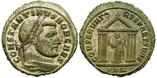 1 Follis Imperio romano (27BC-395) Bronce Constantino I (272 - 337)