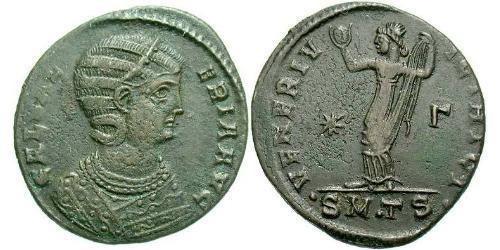 1 Follis Imperio romano (27BC-395) Bronce Galeria Valeria (?-315)