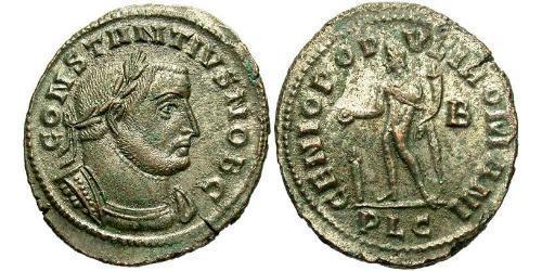 1 Follis Imperio romano (27BC-395) Bronce Constantino I (272 - 337)