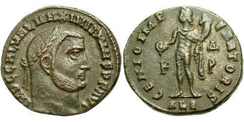 1 Follis Imperio romano (27BC-395) Bronce Galerio Maximiano (260-311)