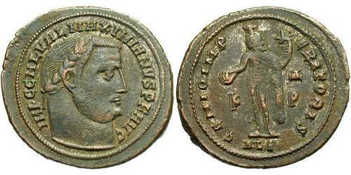 1 Follis Imperio romano (27BC-395) Bronce Galerio Maximiano (260-311)