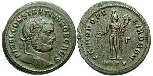 1 Follis Imperio romano (27BC-395) Bronce Constantino I (272 - 337)