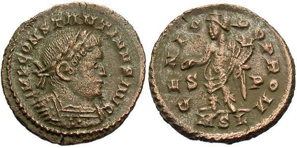 1 Follis Imperio romano (27BC-395) Bronce Constantino I (272 - 337)