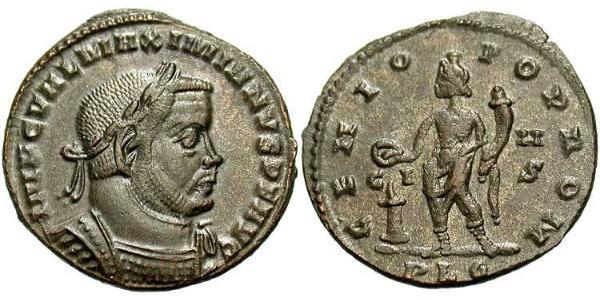 1 Follis Imperio romano (27BC-395) Bronce Maximiano (250-310)