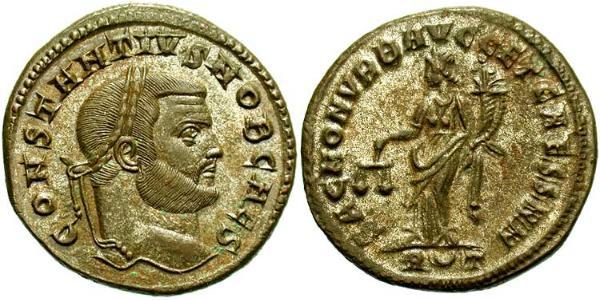 1 Follis Imperio romano (27BC-395) Bronce Constantino I (272 - 337)