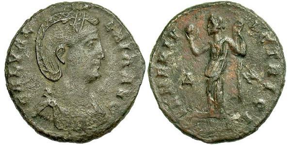 1 Follis Imperio romano (27BC-395) Bronce Galeria Valeria (?-315)