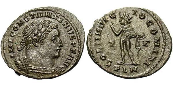 1 Follis Imperio romano (27BC-395) Bronce Constantino I (272 - 337)