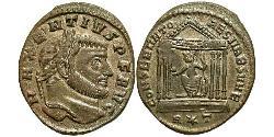 1 Follis Imperio romano de Occidente (285-476) Bronce Majencio (278-312)