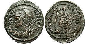 1 Follis Imperio romano de Occidente (285-476) Bronce Majencio (278-312)