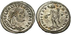 1 Follis Imperio romano de Occidente (285-476) Bronce Severus II (?- 307)