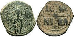 1 Follis Byzantine Empire (330-1453) Bronze Michael IV (1010-1041)