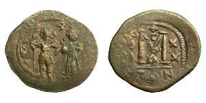 1 Follis Byzantine Empire (330-1453) Bronze Heraclius (575-641)