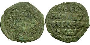 1 Follis Byzantine Empire (330-1453) Bronze Theophilus (813-842)