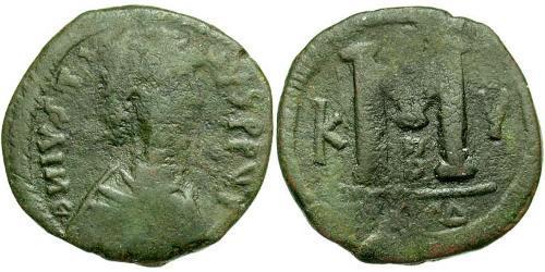 1 Follis Byzantine Empire (330-1453) Bronze Justin I (450-527)