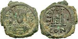 1 Follis Byzantinisches Reich (330-1453) Bronze Maurikios (539-602)