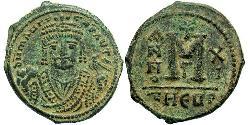 1 Follis Byzantinisches Reich (330-1453) Bronze Maurikios (539-602)