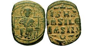 1 Follis Byzantinisches Reich (330-1453) Bronze Constantine IX Monomachus (1000-1055)