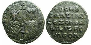 1 Follis Byzantinisches Reich (330-1453) Bronze Konstantin VII (905 -959)