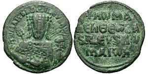 1 Follis Byzantinisches Reich (330-1453) Bronze Konstantin VII (905 -959)