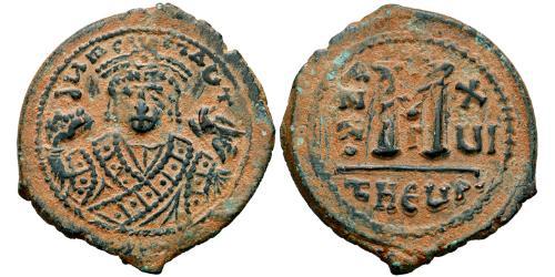 1 Follis Byzantinisches Reich (330-1453) Bronze Maurikios (539-602)