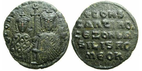 1 Follis Byzantinisches Reich (330-1453) Bronze Konstantin VII (905 -959)