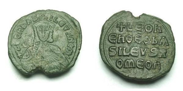 1 Follis Byzantinisches Reich (330-1453) Bronze Leo VI Wise (866-912)