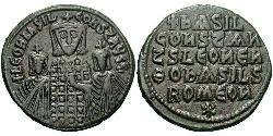 1 Follis Empire byzantin (330-1453) Bronze Léon VI le Sage (866-912)