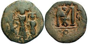 1 Follis Empire byzantin (330-1453) Bronze Héraclius (575-641)