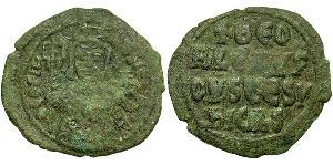 1 Follis Empire byzantin (330-1453) Bronze Théophile (813-842)