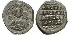 1 Follis Empire byzantin (330-1453) Bronze Constantin VIII (960-1028)