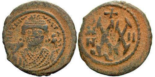 1 Follis Empire byzantin (330-1453) Bronze Maurice I (539-602)