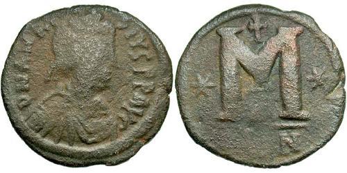 1 Follis Empire byzantin (330-1453) Bronze Anastase I (430-518)