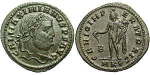 1 Follis Empire romain (27BC-395) Bronze Maximien Galère (260-311)