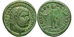 1 Follis Empire romain (27BC-395) Bronze Maximien Galère (260-311)