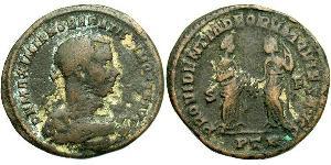 1 Follis Empire romain (27BC-395) Bronze Maximien (250-310)