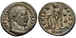 1 Follis Empire romain (27BC-395) Bronze Maximin II (270 - 313)