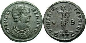 1 Follis Empire romain (27BC-395) Bronze Galeria Valeria (?-315)
