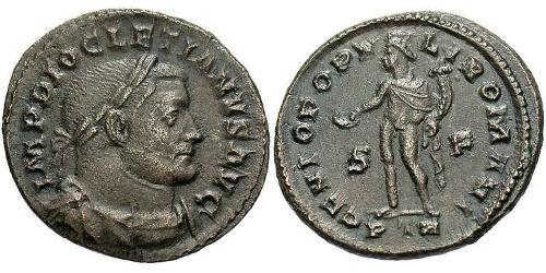 1 Follis Empire romain (27BC-395) Bronze Dioclétien (244-311)