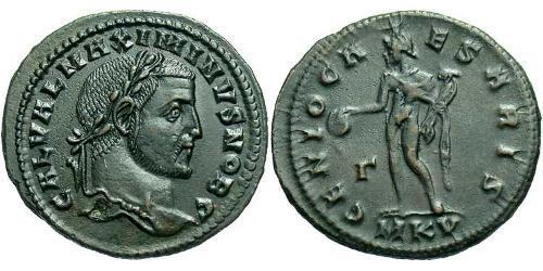 1 Follis Empire romain (27BC-395) Bronze Maximin II (270 - 313)