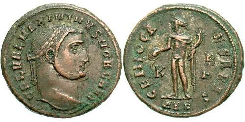 1 Follis Empire romain (27BC-395) Bronze Maximin II (270 - 313)