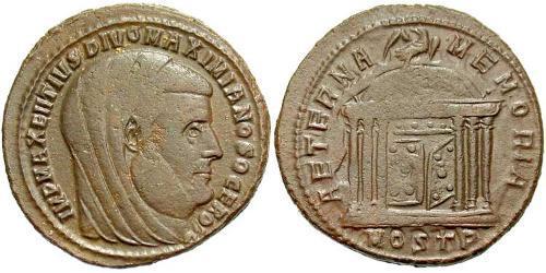 1 Follis Empire romain (27BC-395) Bronze Maximien Galère (260-311)
