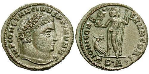 1 Follis Empire romain (27BC-395) Bronze Constantin I (272 - 337)