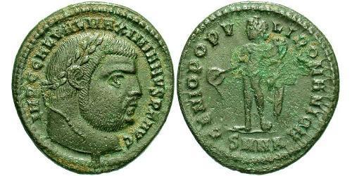 1 Follis Empire romain (27BC-395) Bronze Maximien Galère (260-311)