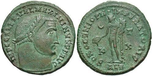 1 Follis Empire romain (27BC-395) Bronze Maximin II (270 - 313)