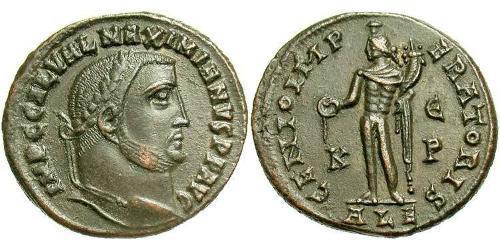 1 Follis Empire romain (27BC-395) Bronze Maximien Galère (260-311)