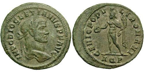 1 Follis Empire romain (27BC-395) Bronze Dioclétien (244-311)