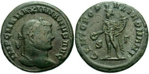 1 Follis Empire romain (27BC-395) Bronze Maximien (250-310)